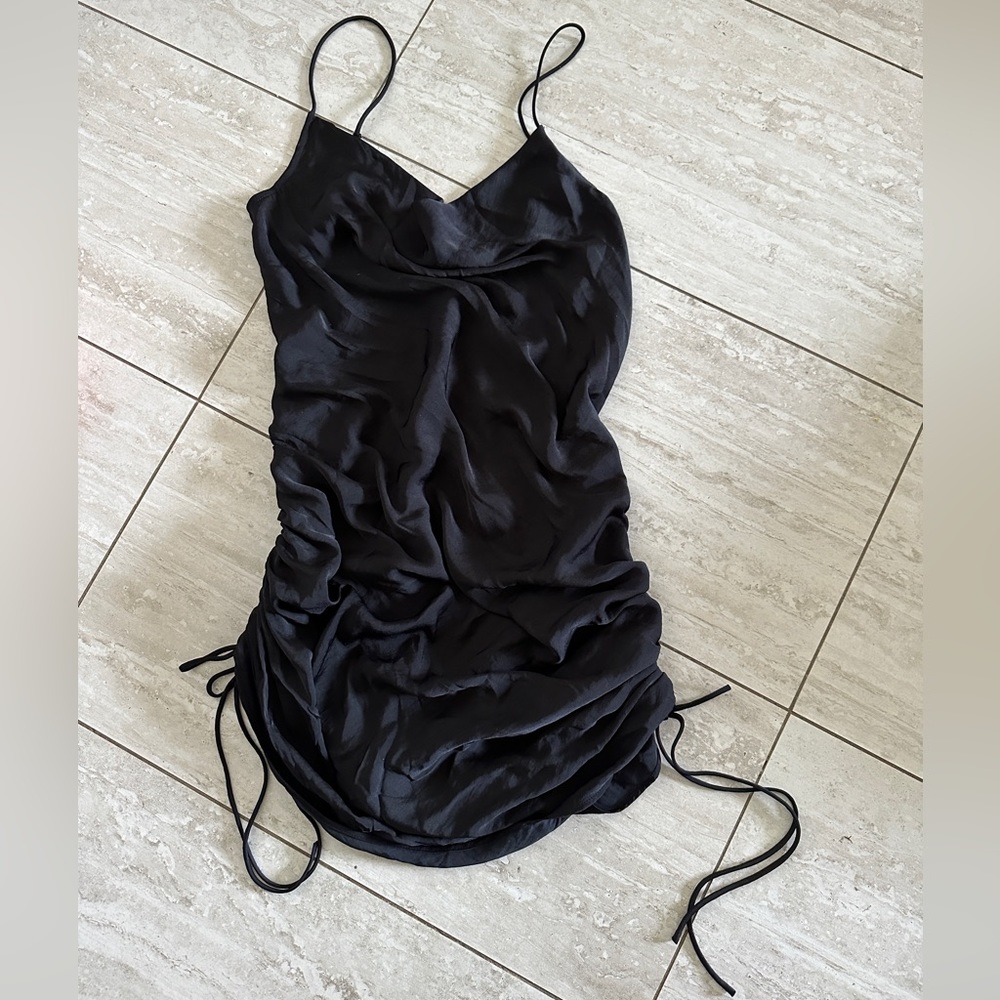 Free People silk slip dress